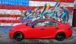 Lexus IS200t Matte Solid Red by MetroWrapz 2016 года